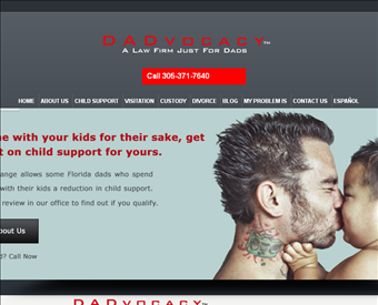 Law Offices of Chantale L. Suttle DBA Dadvocacy web screenshot