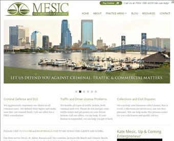 Criminal Defense Lawyer-Law Offices of Kate Mesic, PA web screenshot