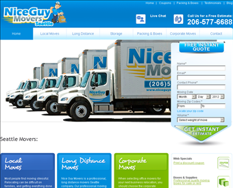 Nice Guy Movers Seattle web screenshot