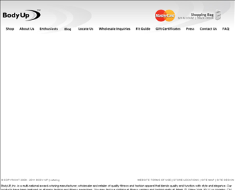 BodyUp web screenshot