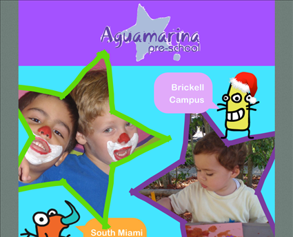 Aguamarina Pre-School web screenshot