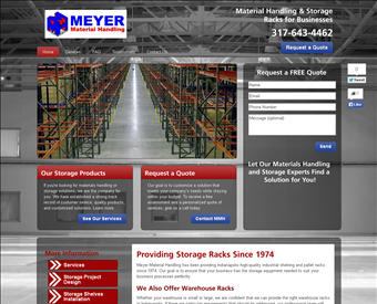 Meyer Material Handling web screenshot