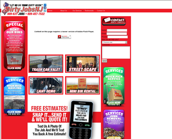 Dirty Jobs NJ web screenshot