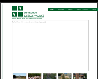 Landscape Designworks web screenshot