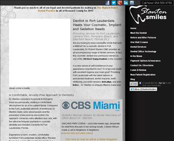 Stanton Smiles web screenshot