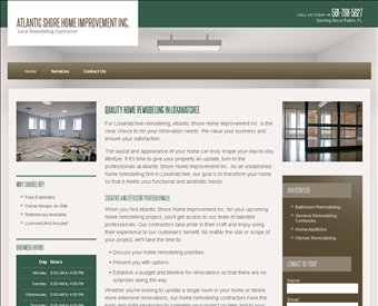 NJB Custom Interiors Remodeling, LLC web screenshot