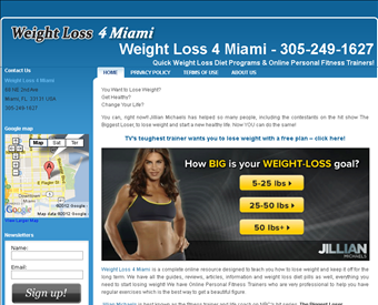 Weight Loss 4 Miami web screenshot