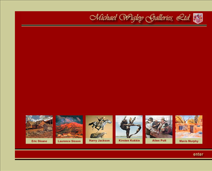 Wigley Michael Galleries Ltd web screenshot