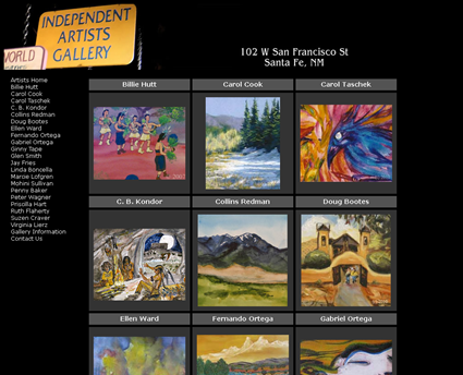 Independent's Gallery web screenshot