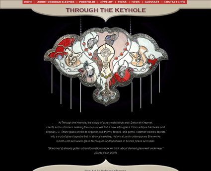 Through The Keyhole web screenshot