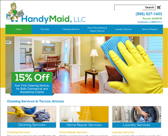 HandyMaid LLC web screenshot