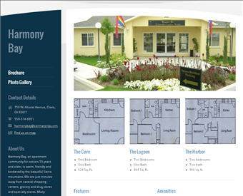Harmony Bay web screenshot