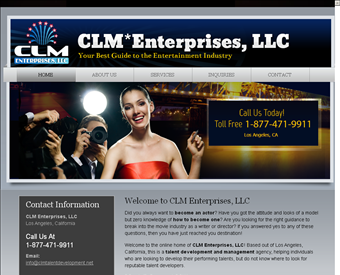 CLM Enterprises, LLC web screenshot