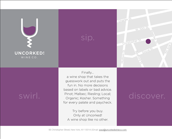 Uncorked Wine Co. web screenshot