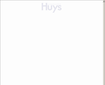 Huys web screenshot
