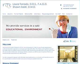 Dr.LauraTorrado web screenshot