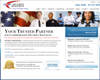 Security Resources Inc web screenshot