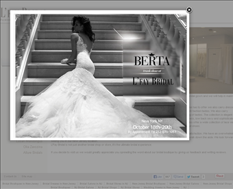 L'Fay Bridal web screenshot