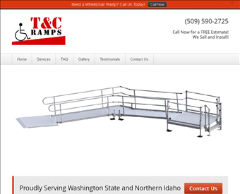 T&C Ramps web screenshot