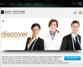 Dani NY Inc. web screenshot
