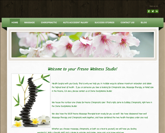 Divine BodyWorks Studio web screenshot