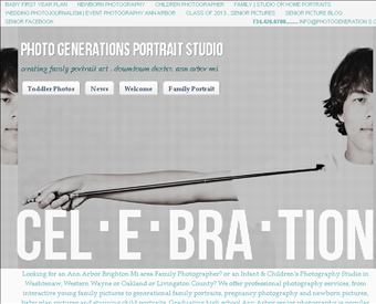 Photo Generations web screenshot