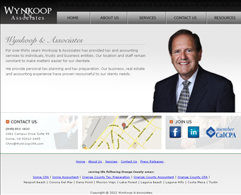 Wynkoop & Associates web screenshot