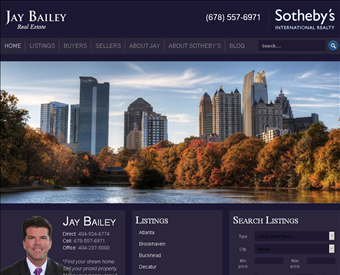 Jay Bailey - Atlanta Fine Homes Sotheby's International Realty web screenshot