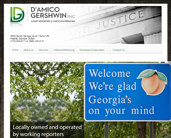 D’Amico Gershwin, Inc. web screenshot