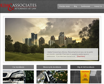 Kim & Associates web screenshot