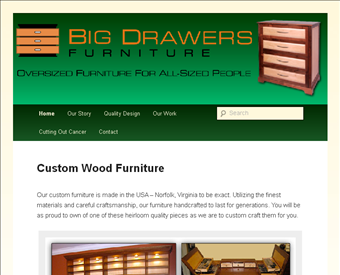 Big Drawers Furniture web screenshot