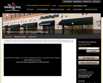 The Melting Pot web screenshot