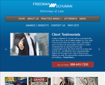 Friedman Schuman PI web screenshot