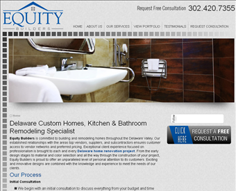 Equity Builders web screenshot
