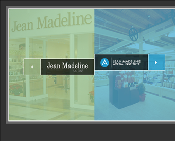 Jean Madeline Aveda Institute web screenshot