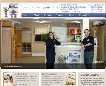 Blind Builders web screenshot