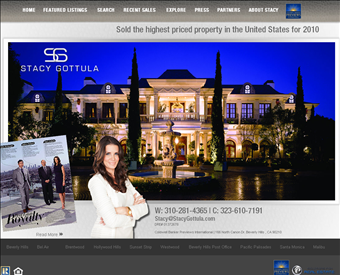 Stacy Gottula web screenshot