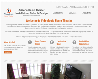 Videologic Home Theater web screenshot