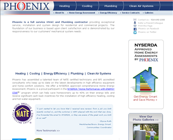 Phoenix Mechanical web screenshot