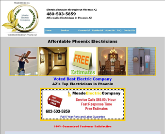 Meade Electric Co. web screenshot