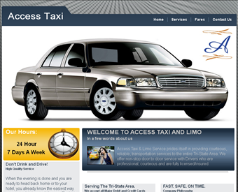 Access Taxi & Limo Service web screenshot
