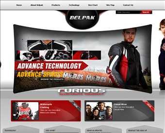 BELPAK - Furious Gear web screenshot