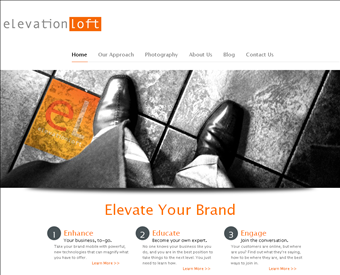 Elevation Loft web screenshot