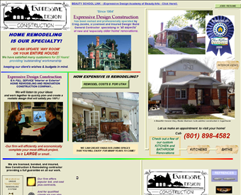 Expressive Design Construction web screenshot