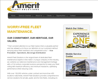 Amerit Fleet Solutions web screenshot