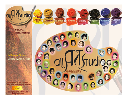 Allartstudio web screenshot