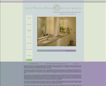 Leslie Weldon web screenshot