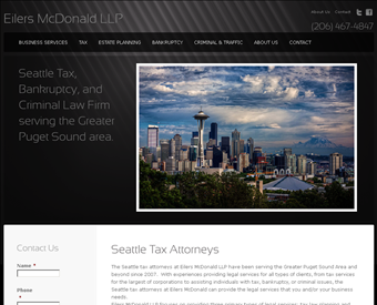 Eilers McDonald LLP web screenshot