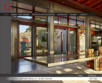 Garret Cord Werner, LLC web screenshot