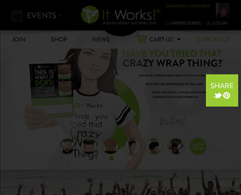 It Works Washington Body Wraps web screenshot